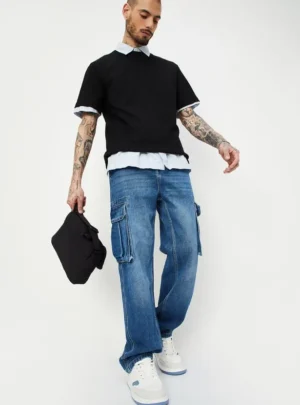 Dockside Cargo – Premium Mid-Wash Utility Jean